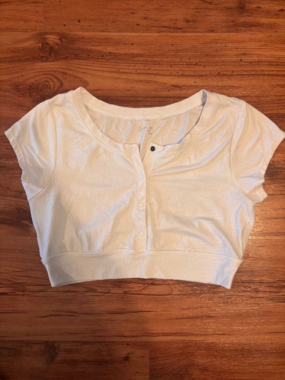 Aerie white crop top